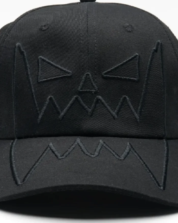 Ass pizza Face Velcro Cap Black (2)