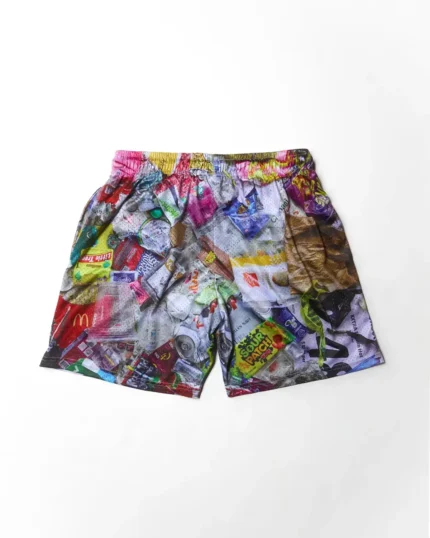 Asspizza Eric Emanuel Garbage Mesh Shorts (1)