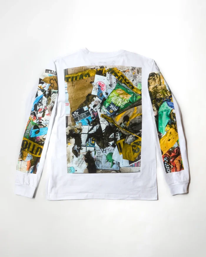 Asspizza Garbage Camo Sweatshirt White (1)